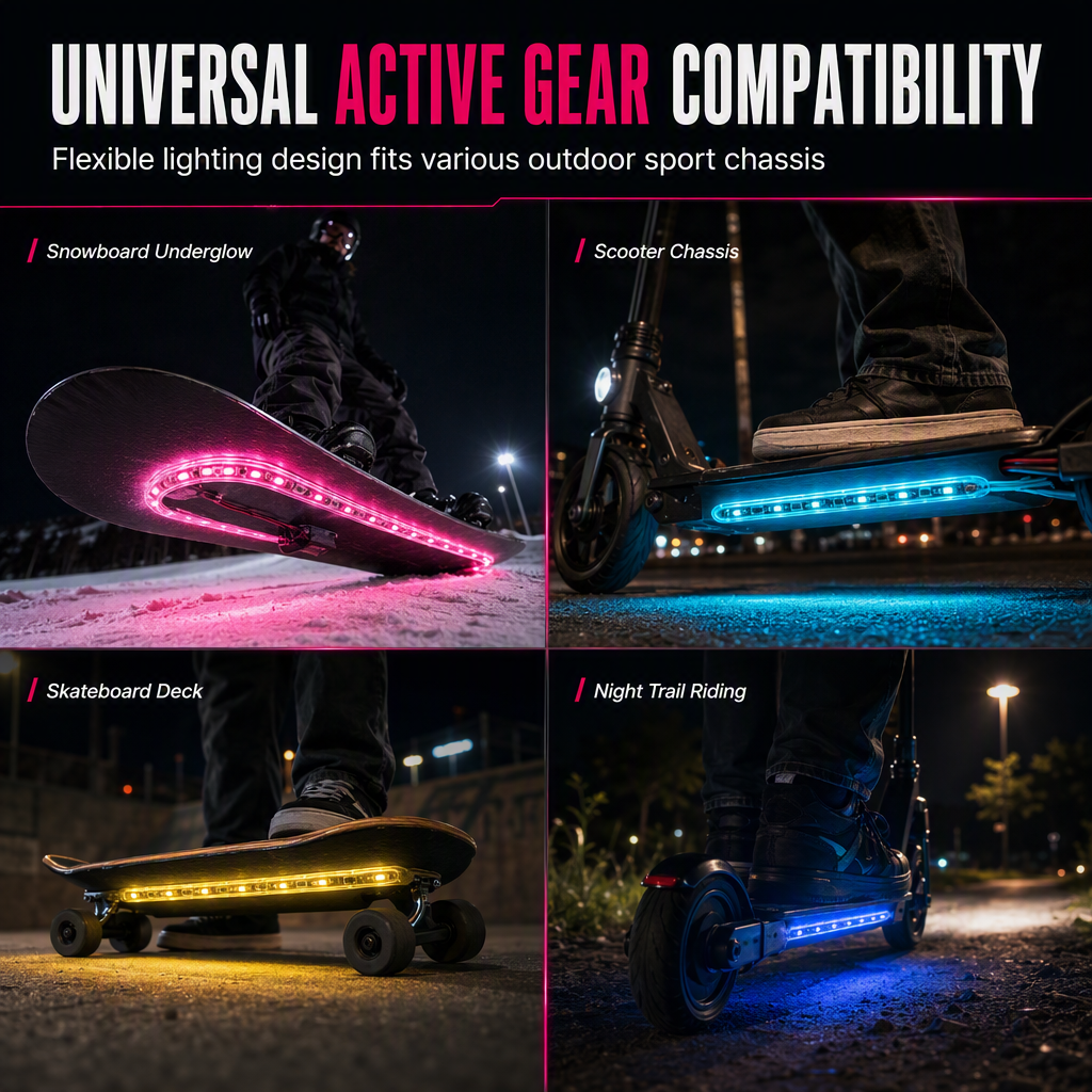 🛴 Save 50%! 💡 Scooter Underglow Light – 50cm, 30 LED & remote control ✨