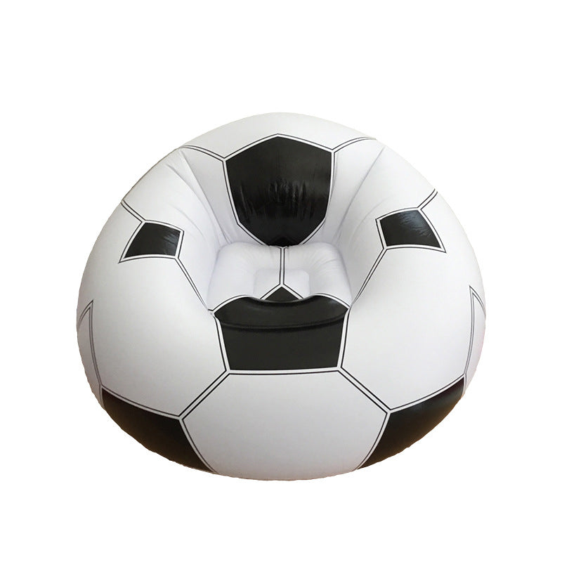 Inflatable PVC Soccer-Shaped Sofa