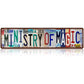 Vintage "Love You More" License Plate Tin Sign