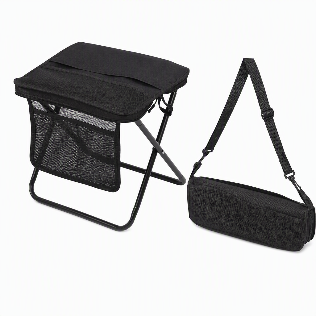 Portable Folding Stool Backpack Lightweight Outdoor Camping Chair and Multipurpose Crossbody Handbag