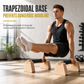 Wooden Push Up Bars Rubber Wood Parallettes Handstand Stands for Arm Strength Training and Fitness