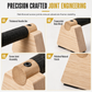 Wooden Push Up Bars Rubber Wood Parallettes Handstand Stands for Arm Strength Training and Fitness