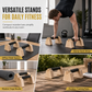 Wooden Push Up Bars Rubber Wood Parallettes Handstand Stands for Arm Strength Training and Fitness