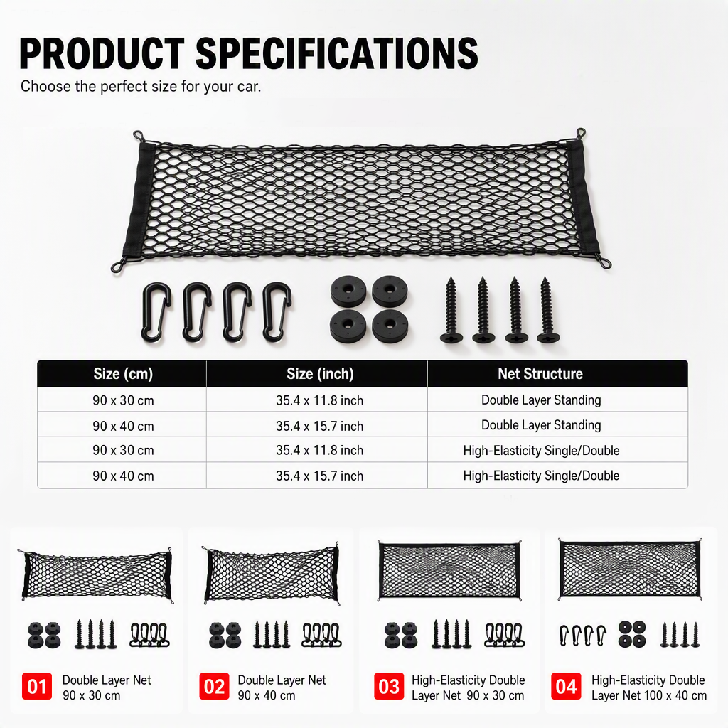 Universal Car Trunk Cargo Net