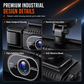 🚗📹F100 4-Lens Car Dash Cam 1080P HD – Infrared Night Vision & GPS Sync Recording