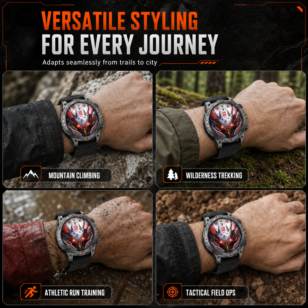 ⏳Limited-time 50% off⏰Rugged Smart Watch with Bluetooth Call & Health Monitor⌚⛰️