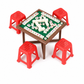 🏠 50% OFF! ✨ Miniature Folding Table & Chair Toy Set – Retro Wood-Grain Scale Models, Realistic Simulated Play Food & Space-Saving Foldable Design – Perfect Dollhouse Pretend Play for Kids 🍽️