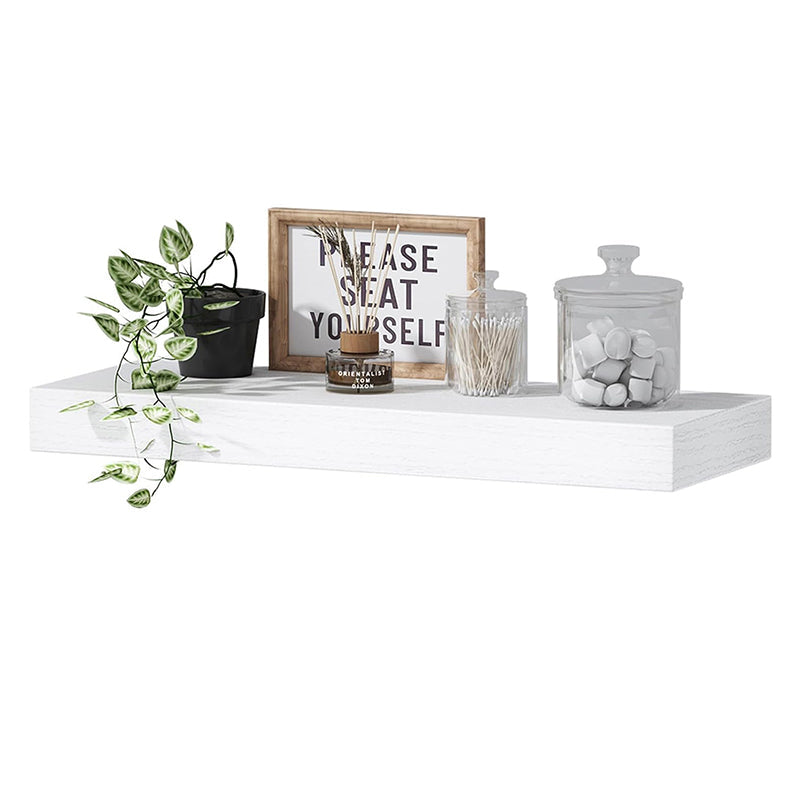 Minimalist Wooden Floating Wall Shelves
