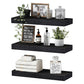 Minimalist Wooden Floating Wall Shelves