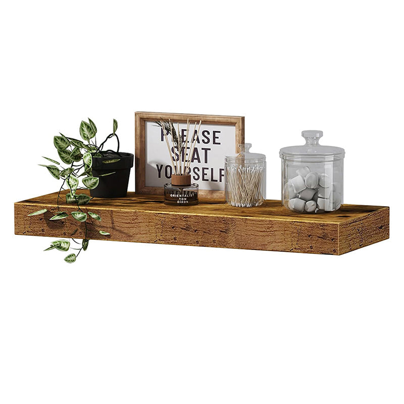 Minimalist Wooden Floating Wall Shelves