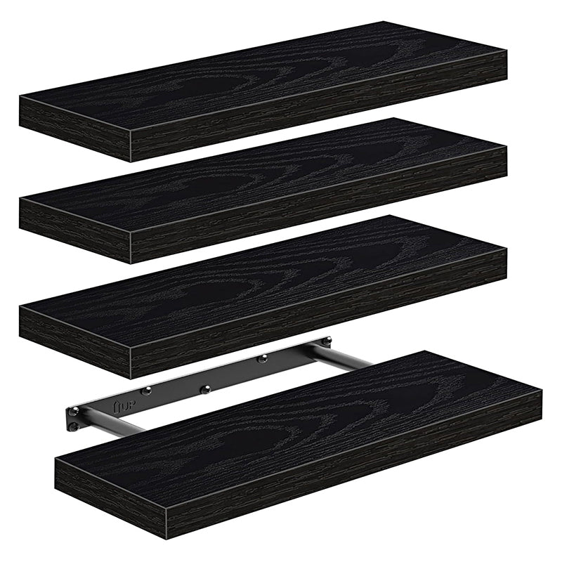 Minimalist Wooden Floating Wall Shelves