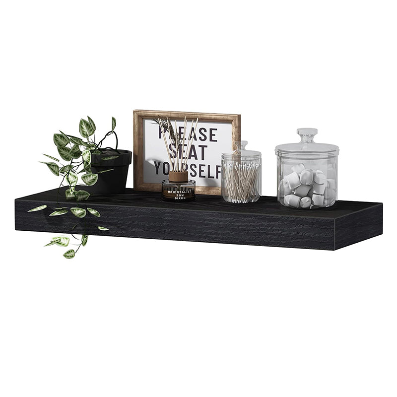 Minimalist Wooden Floating Wall Shelves