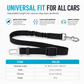 🐕 Dog Car Safety Harness: Elastic Nylon, Cushioned Braking, Zinc Alloy Clasp, Universal Fit