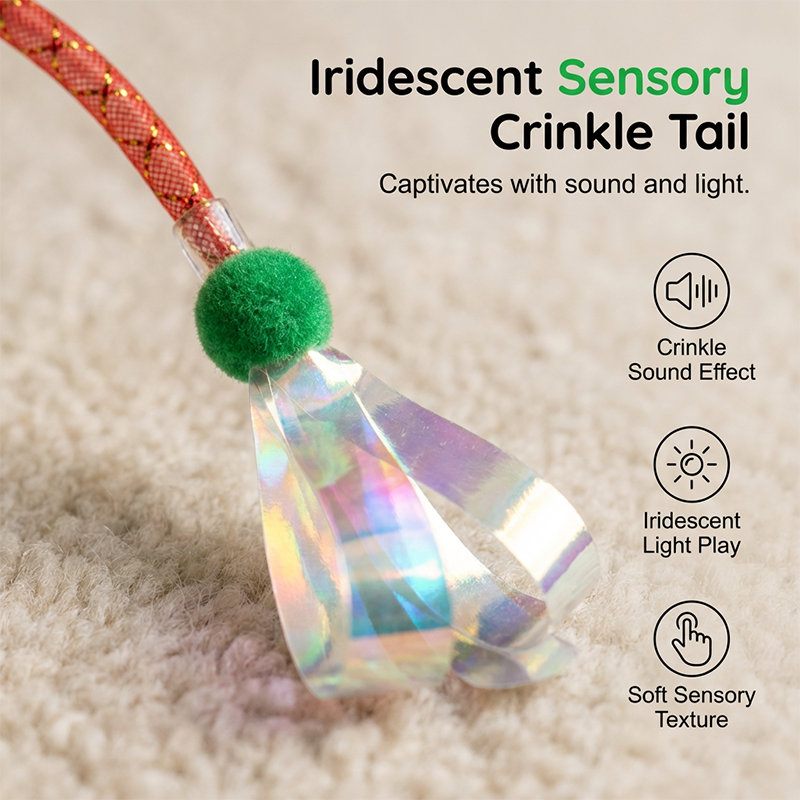 Smart Interactive Cat Toy Ball with Tail