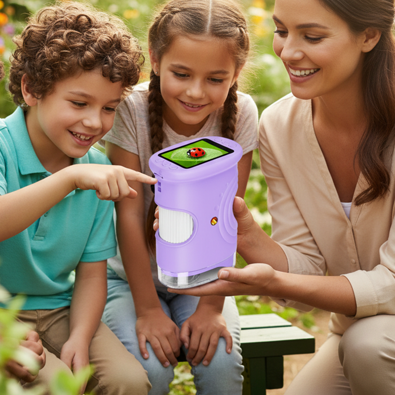 Handheld Pocket Microscope for Kids