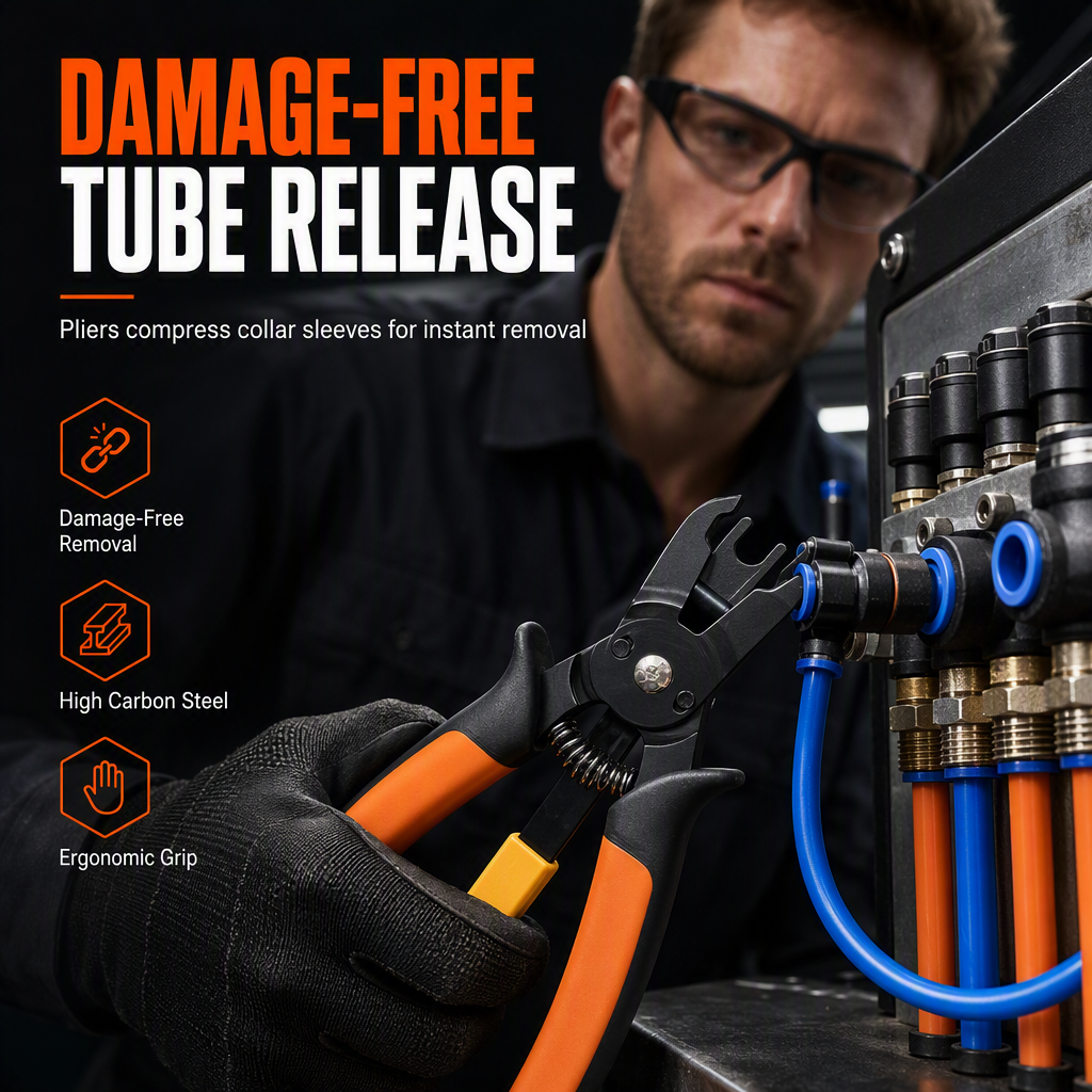 Automotive Line Disconnect Pliers and Car Filter Air Hose Connector Removal Tool