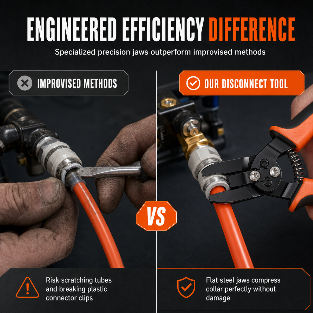 Automotive Line Disconnect Pliers and Car Filter Air Hose Connector Removal Tool