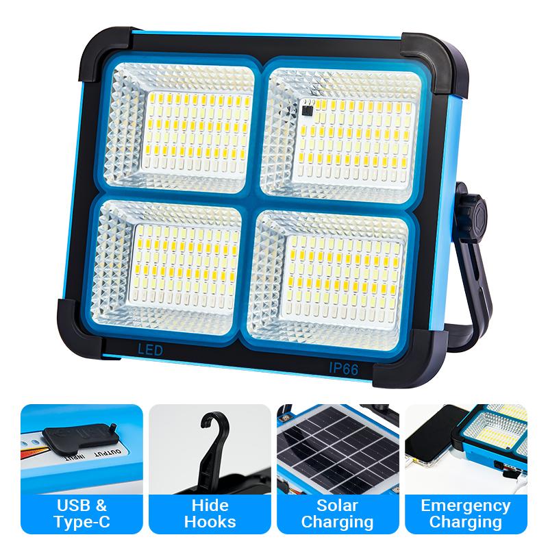 Solar Powered LED Camping Light