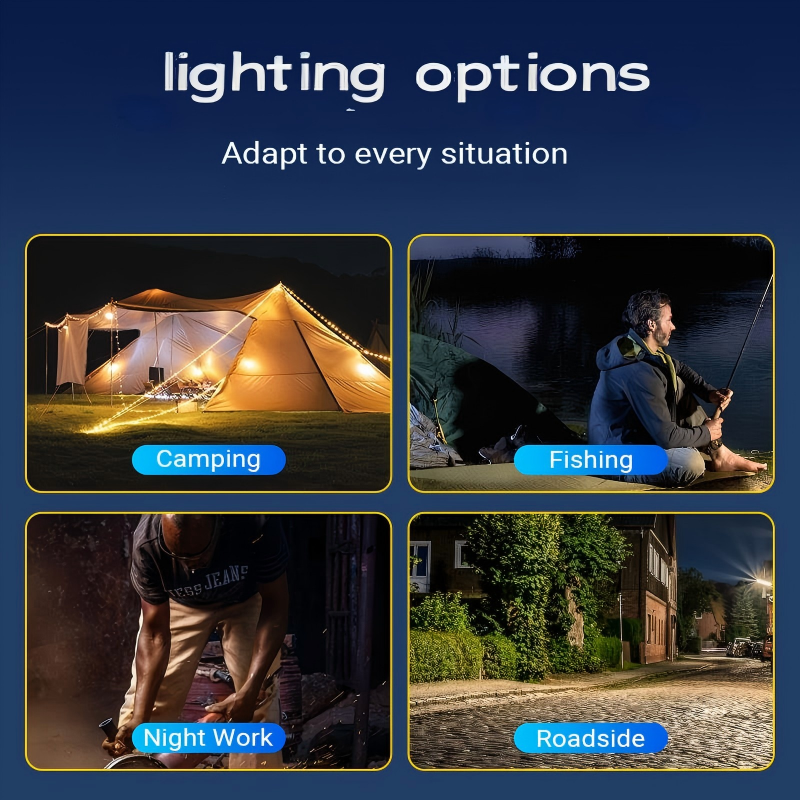Solar Powered LED Camping Light