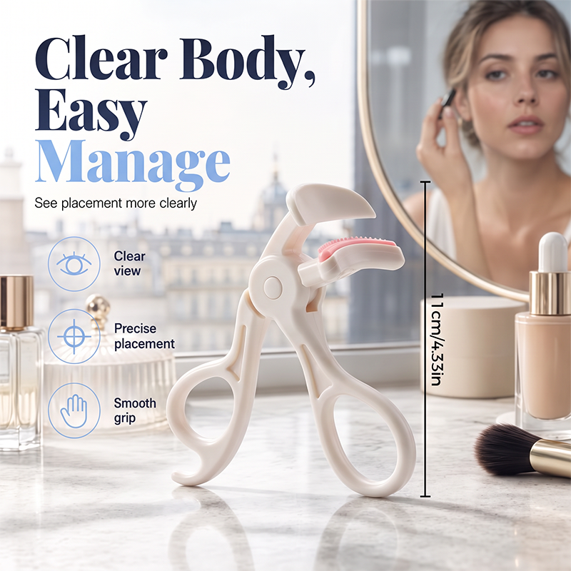 👁️ 50% OFF! ✨ Wide-Angle Eyelash Curler with Comb – Instant Lash Lift, Built-In Separator Comb & Gentle Cushion Pad – Ergonomic Handle for Precise, Clump-Free Curling in Seconds 💫