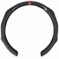 5D Carbon Fiber and Nappa Leather Car Steering Wheel Cover Breathable Sweat Absorbing Non Slip Steering Wheel Protector 38cm