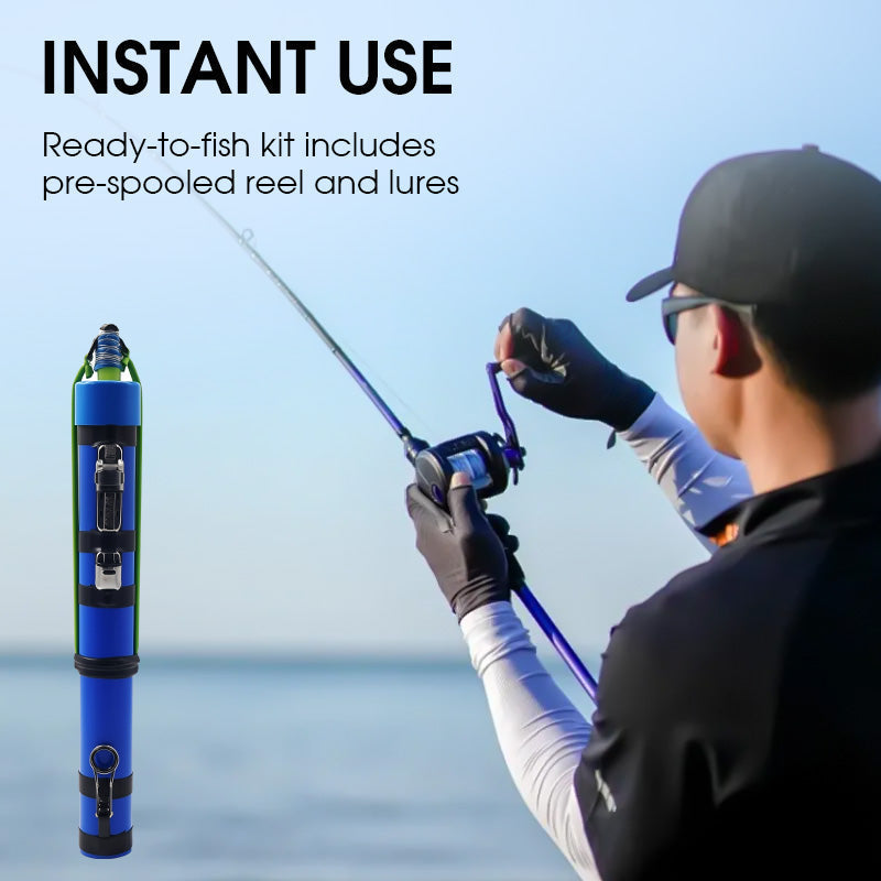 Lightweight Carbon Fiber Launching Fishing Rod Kit
