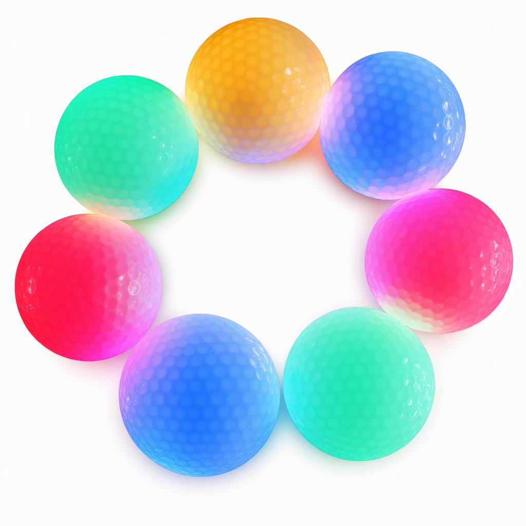 Light Up LED Golf Balls Glowing Flashing Golf Balls for Night Play