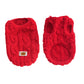 Warm Double Sided Fleece Pet Sweatshirt with Cable Knit Design Autumn Winter Dog Clothes for Small Dogs Teddy and Bichon