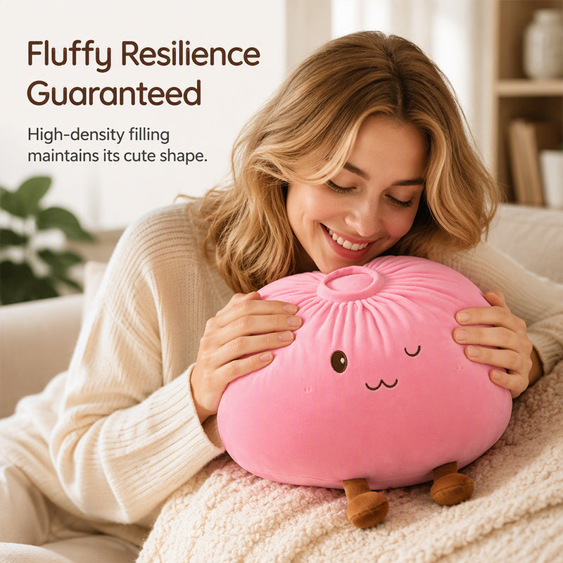 ✨Cute Bao Bun Plush Pillow