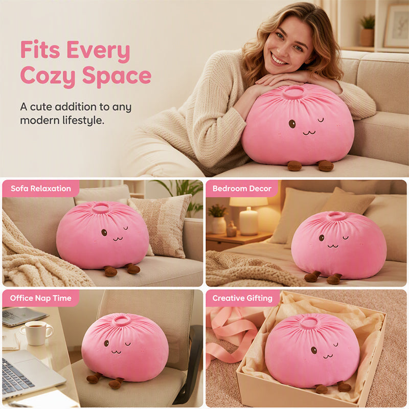 ✨Cute Bao Bun Plush Pillow