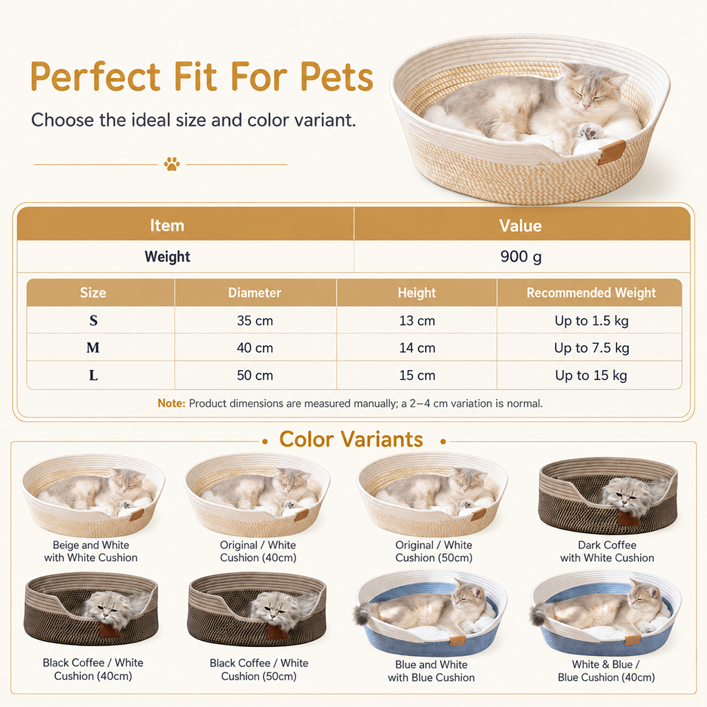 Integrated Cat Bed and Scratching Board with Removable Cushion Durable Scratch Resistant Round Cat Nest for Indoor Cats
