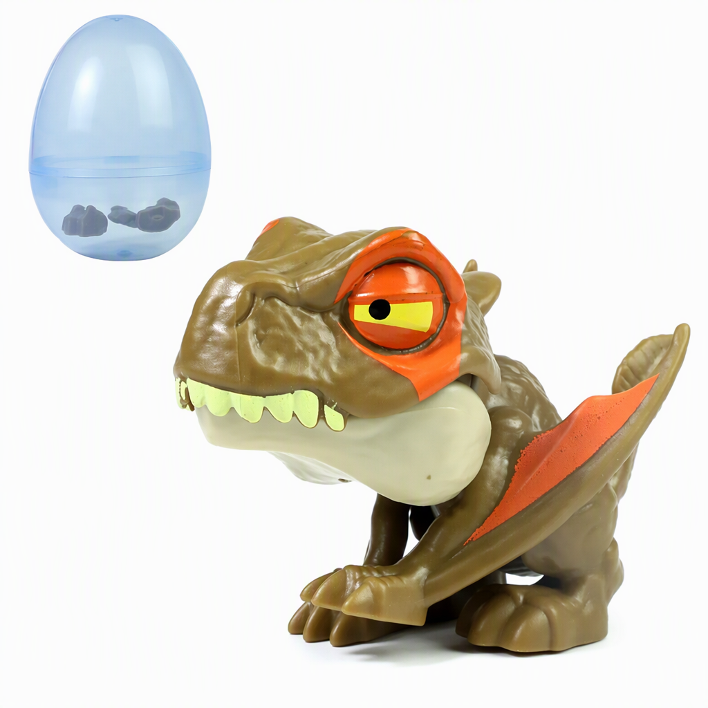 Mini Finger Biting Dinosaur Toy with Movable Joints Realistic Dinosaur Action Figure Toy for Kids