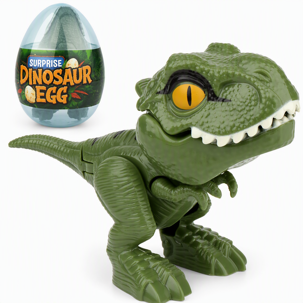 Mini Finger Biting Dinosaur Toy with Movable Joints Realistic Dinosaur Action Figure Toy for Kids