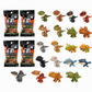 Mini Finger Biting Dinosaur Toy with Movable Joints Realistic Dinosaur Action Figure Toy for Kids