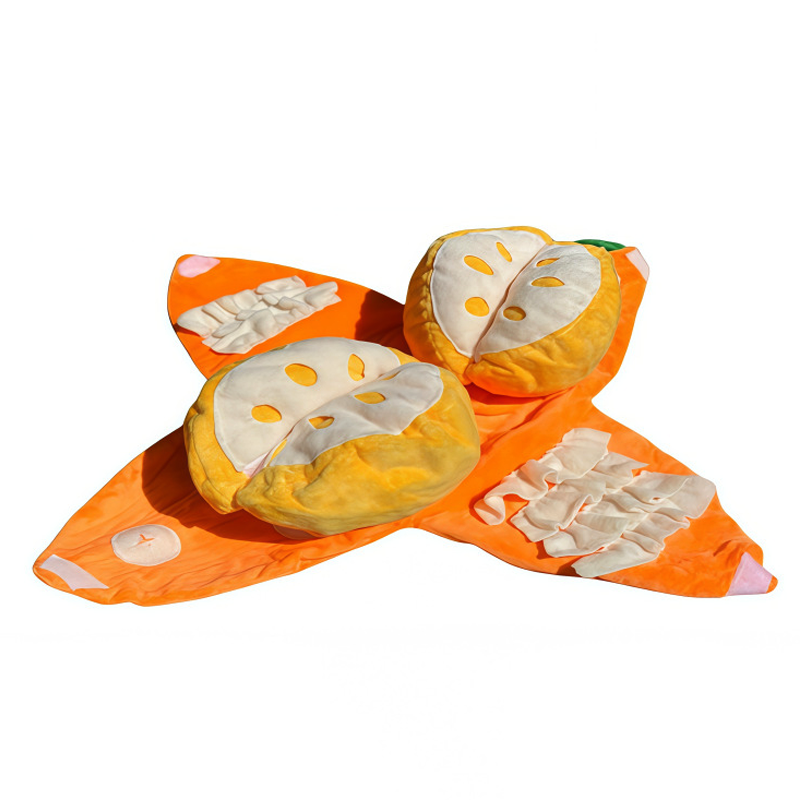 🍊Hide & Seek Orange Plush Dog Toy🐶