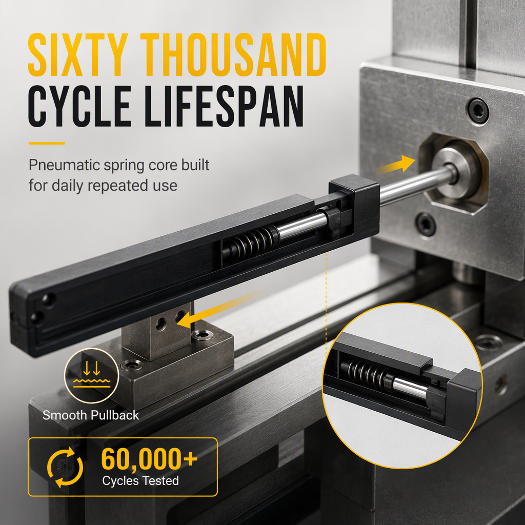 📢📢50% OFF !! ⏰Sliding Barn Door Soft Close Mechanism POM Material Track Buffer Damper Kit with No-Drill Installation