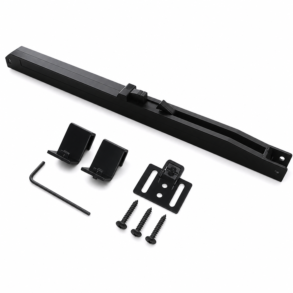 📢📢50% OFF !! ⏰Sliding Barn Door Soft Close Mechanism POM Material Track Buffer Damper Kit with No-Drill Installation