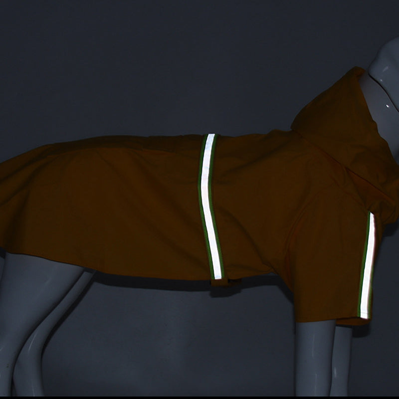 📢📢50% OFF !! ⏰Reflective Windproof Hooded Dog Raincoat
