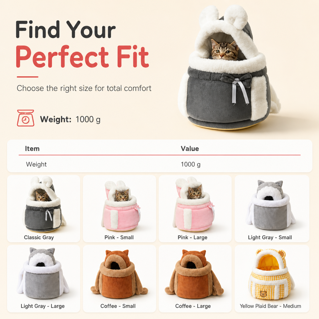 🐾 Limited-Time Offer! 🔥 Fleece-Lined Pet Carrier Backpack 🎒– Keep Your Cat Cosy & Close on Chilly Autumn & Winter Adventures ✨