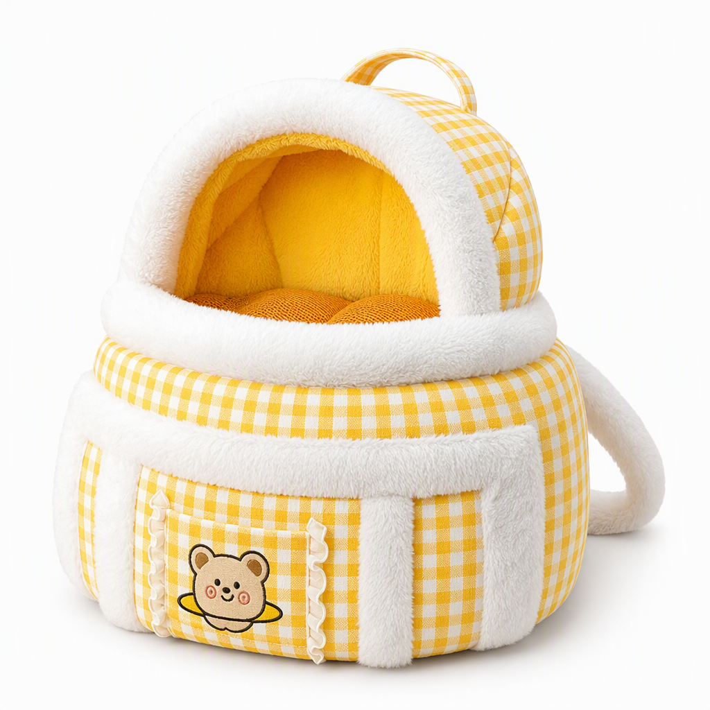 🐾 Limited-Time Offer! 🔥 Fleece-Lined Pet Carrier Backpack 🎒– Keep Your Cat Cosy & Close on Chilly Autumn & Winter Adventures ✨