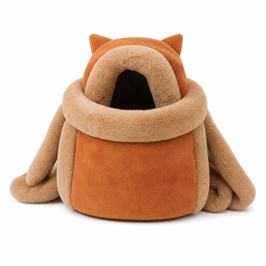 🐾 Limited-Time Offer! 🔥 Fleece-Lined Pet Carrier Backpack 🎒– Keep Your Cat Cosy & Close on Chilly Autumn & Winter Adventures ✨