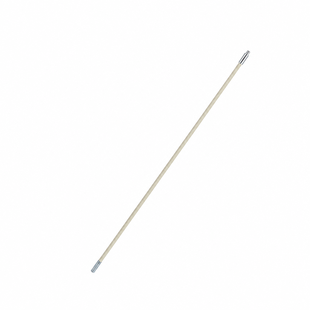 Rotary Chimney and Dryer Duct Cleaning Brush Kit with Flexible Rods and Nylon Brush Head for Boiler and Pipe Cleaning