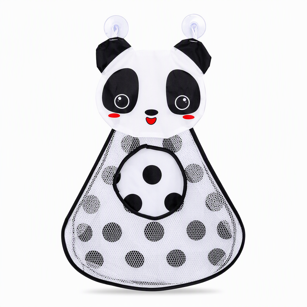 🛁 Save 50%! 🐻 Bath Toy Organizer – Mesh bag, suction cups & cute design ✨