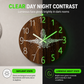 ⏳🔥LIMITED-TIME 50% OFF! ⏰12-Inch Silent Wooden Wall Clock – Luminous Glow & MDF Wood Grain✨