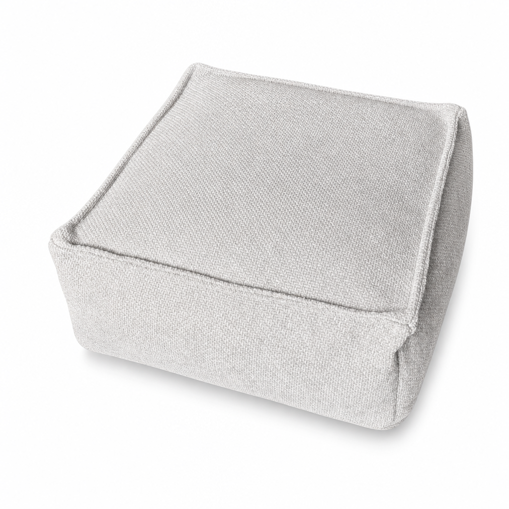 🧺 Storage Stool Cover: Fill with Clothes, 100kg Support, Wide Zipper, Washable, 45x45x23cm