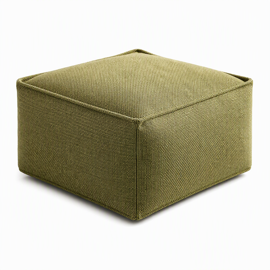 🧺 Storage Stool Cover: Fill with Clothes, 100kg Support, Wide Zipper, Washable, 45x45x23cm