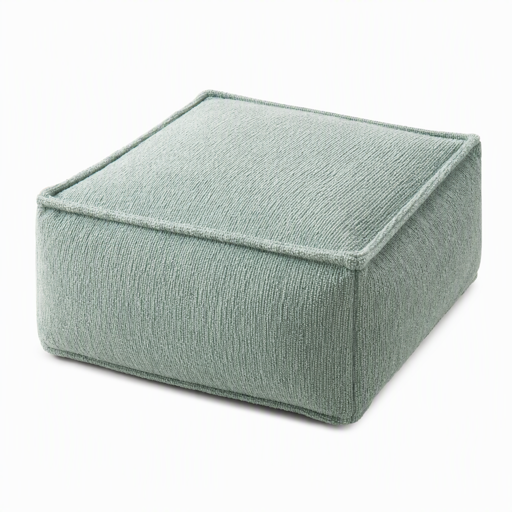 🧺 Storage Stool Cover: Fill with Clothes, 100kg Support, Wide Zipper, Washable, 45x45x23cm