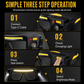 🥰2026 HOT SALE💥💞50K+ SOLD! 💕✨ 50% OFF!🌟USB Rechargeable Double Sided Clip On Glasses Light for Outdoor Hiking and Reading