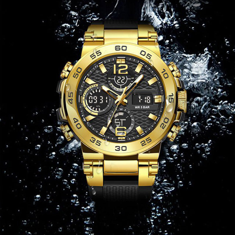 📢 Limited-Time Offer! ⌚ Men's Multifunctional Watch with Dual Display – Dual Time Zones & Everyday Style✨