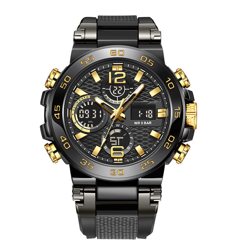 📢 Limited-Time Offer! ⌚ Men's Multifunctional Watch with Dual Display – Dual Time Zones & Everyday Style✨